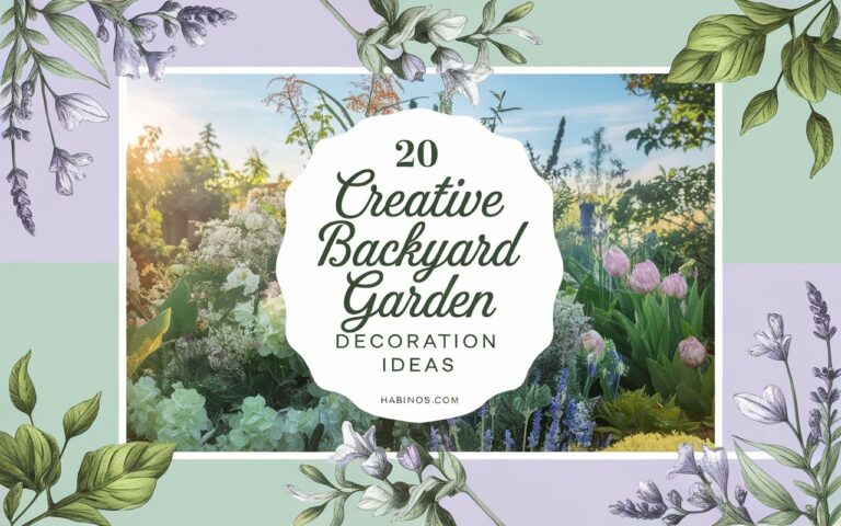 20 Creative Backyard Garden Decor Ideas