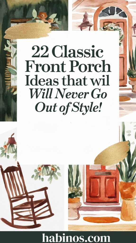 22 Classic Front Porch Ideas That Will Never Go Out of Style! Featured