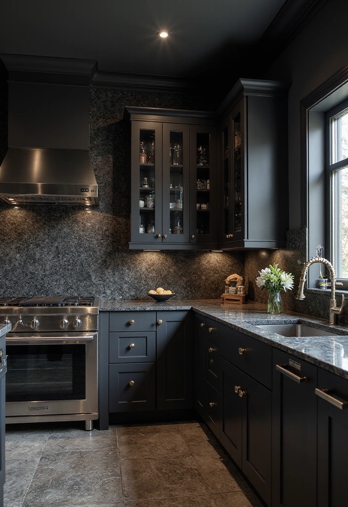 20 Bold and Beautiful Black Kitchen Ideas You Won't Believe Exist! - 17. High-End Finishes