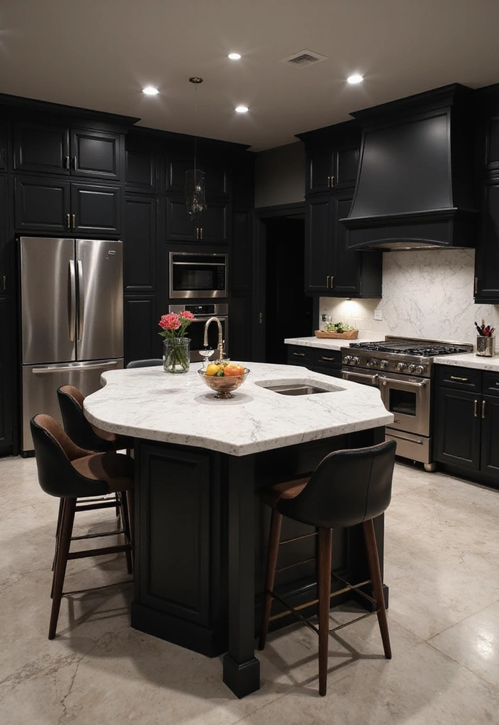 22 Moody Kitchens That Will Ignite Your Design Passion! - 11. Customized Kitchen Islands