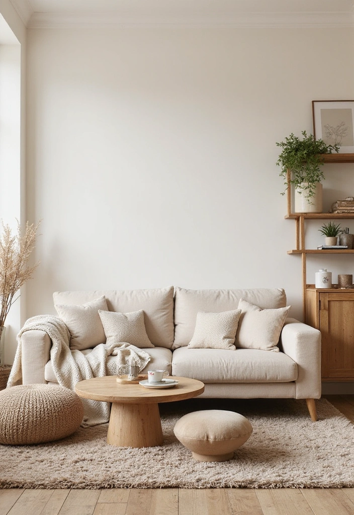 22 Inspiring Farmhouse Living Room Styles You’ll Want to Copy Now! - 2. Cozy Neutral Palette