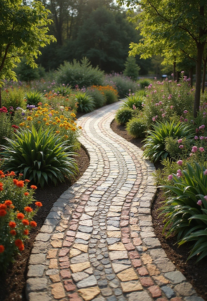 50 Creative Backyard Garden Decor Ideas You Haven't Seen Yet! - 4. Mosaic Pathways