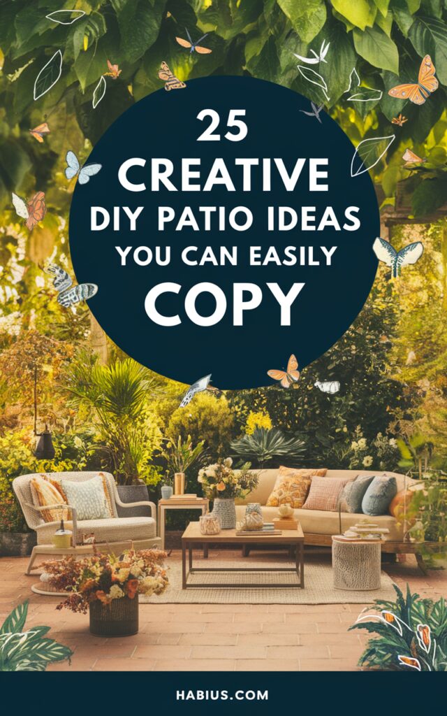 25 Creative DIY Patio Ideas You Can Easily Copy