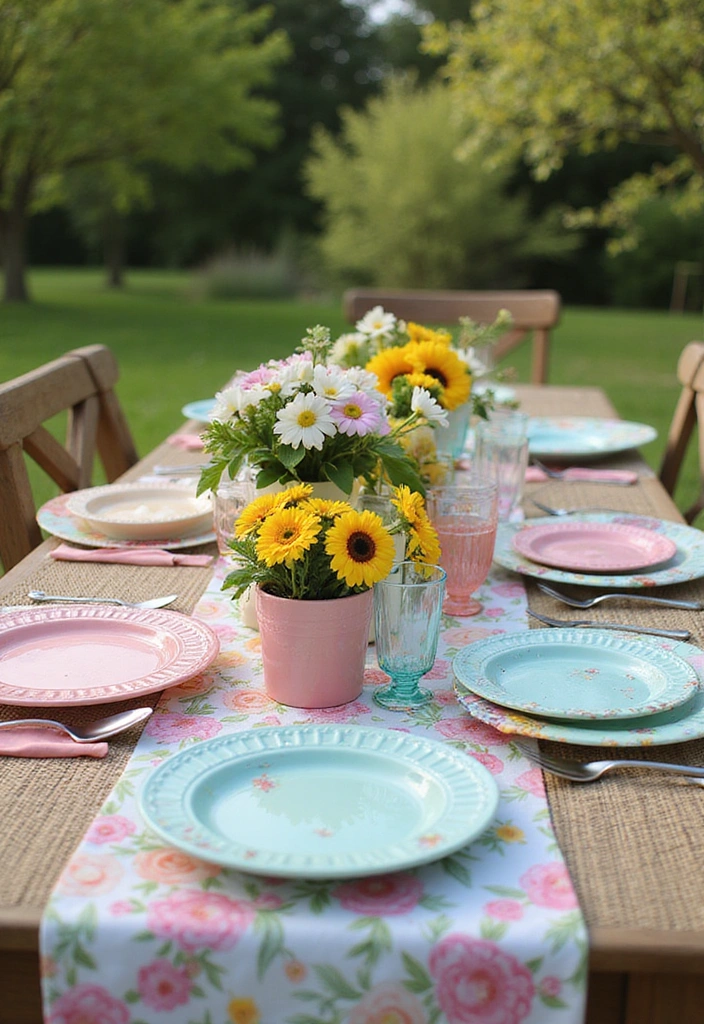 25 Must-Try Easter Front Porch Decor Ideas for a Show-Stopping 2025! - 13. Colorful Table Settings