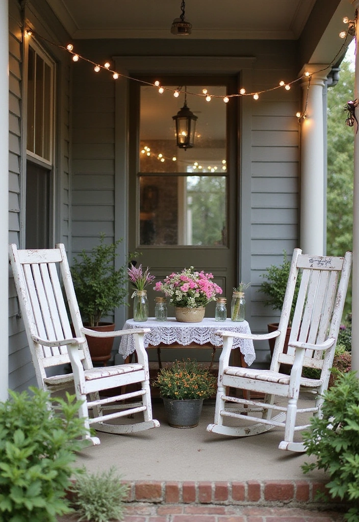 20 Seasonal Front Porch Ideas That Will Make Your Neighbors Jealous! - 6. Vintage Charm
