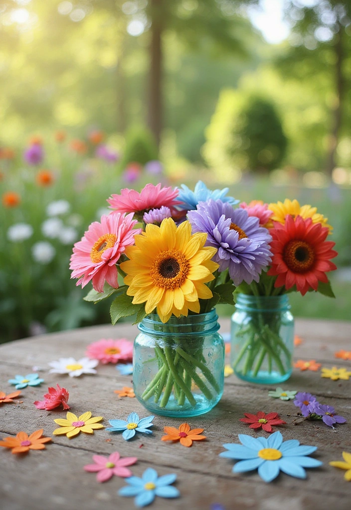 20 Stylish Budget-Friendly Garden Wedding Decor Ideas You'll Love! - 7. Handmade Paper Flowers