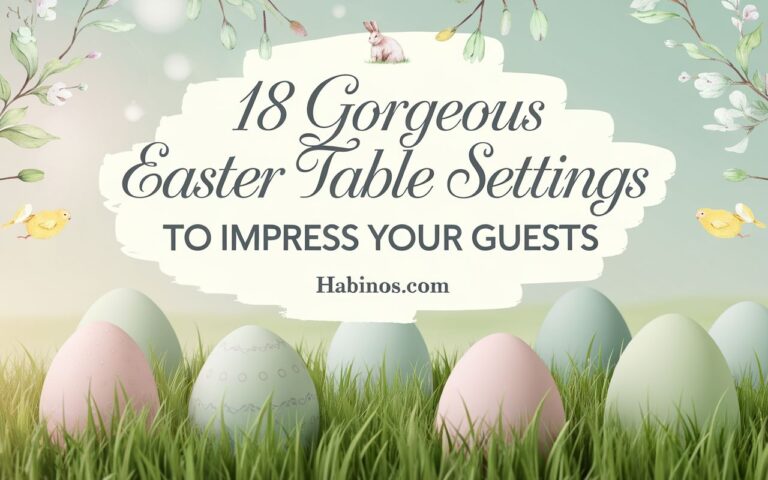 18 Gorgeous Easter Table Settings to Impress Your Guests Featured