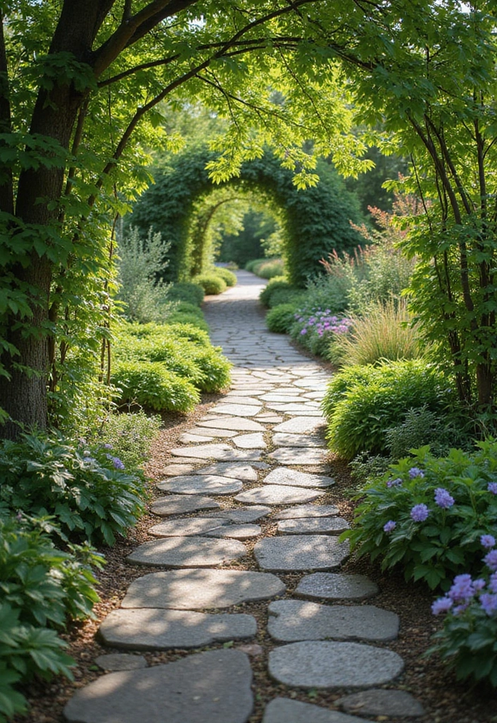 20 Bohemian Decor Ideas for Your Garden That Embrace the Free-Spirit in You! - 11. Natural Pathways