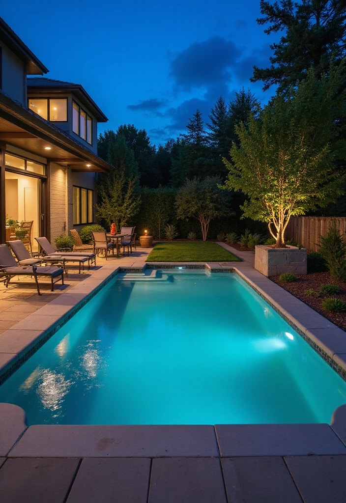 21 Plunge Pool Landscaping Ideas to Create Your Dream Oasis! - 16. Smart Technology Integration