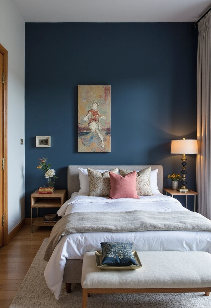 23 Luxurious Bedroom Ideas for a Glamorous 2025 Makeover! - 7. Bold Accent Walls