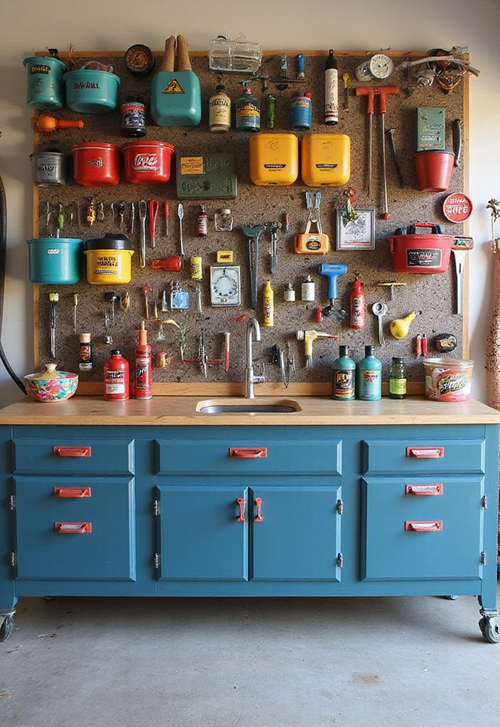 20 Creative Garage Organizing Ideas for a Clutter-Free Space! - 2. Pegboard Perfection