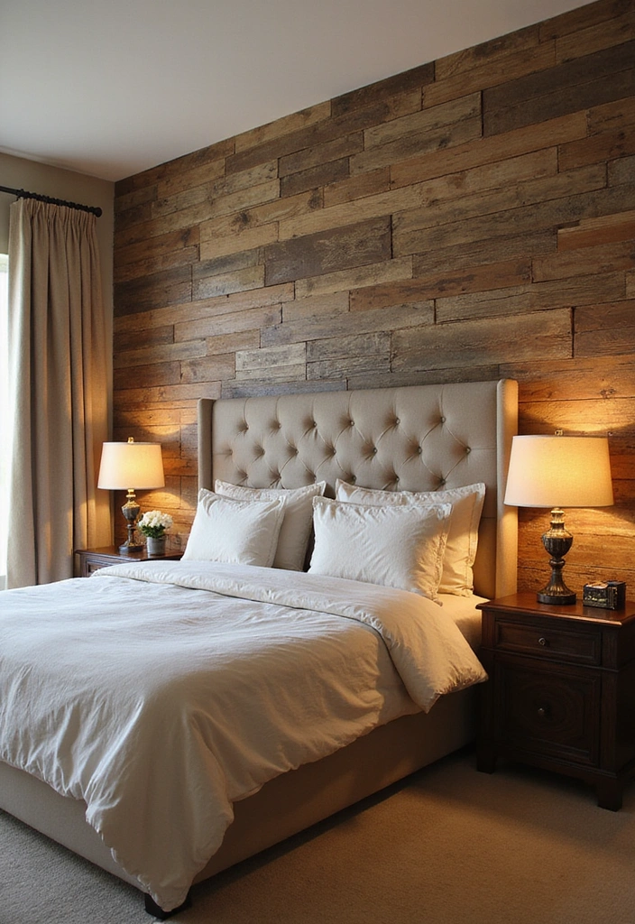 23 Luxurious Bedroom Ideas for a Glamorous 2025 Makeover! - 16. Textured Wall Treatments