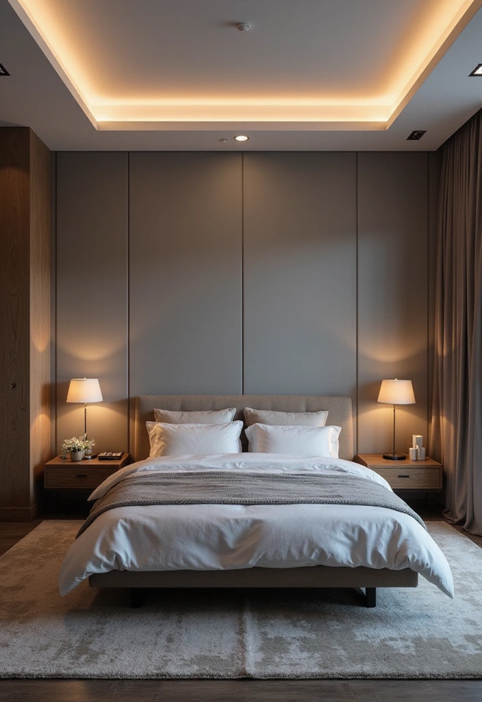 23 Luxurious Bedroom Ideas for a Glamorous 2025 Makeover! - 14. Smart Technology
