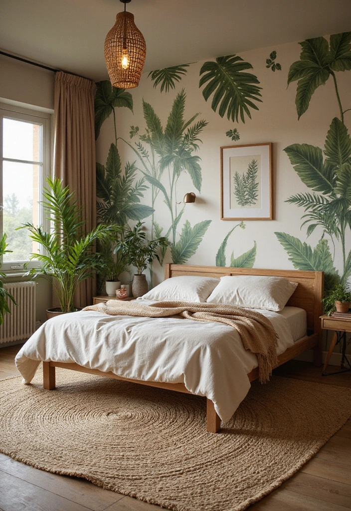 23 Luxurious Bedroom Ideas for a Glamorous 2025 Makeover! - 15. Outdoor-Inspired Decor