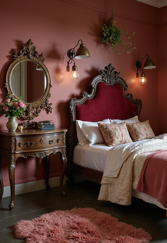 23 Luxurious Bedroom Ideas for a Glamorous 2025 Makeover! - 17. Vintage Glamour