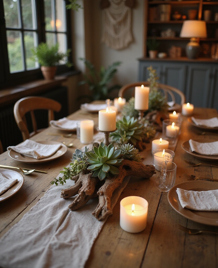 20 DIY Boho Kitchen Decor Ideas That Will Inspire Your Next Weekend Project! - 20. DIY Table Centerpiece