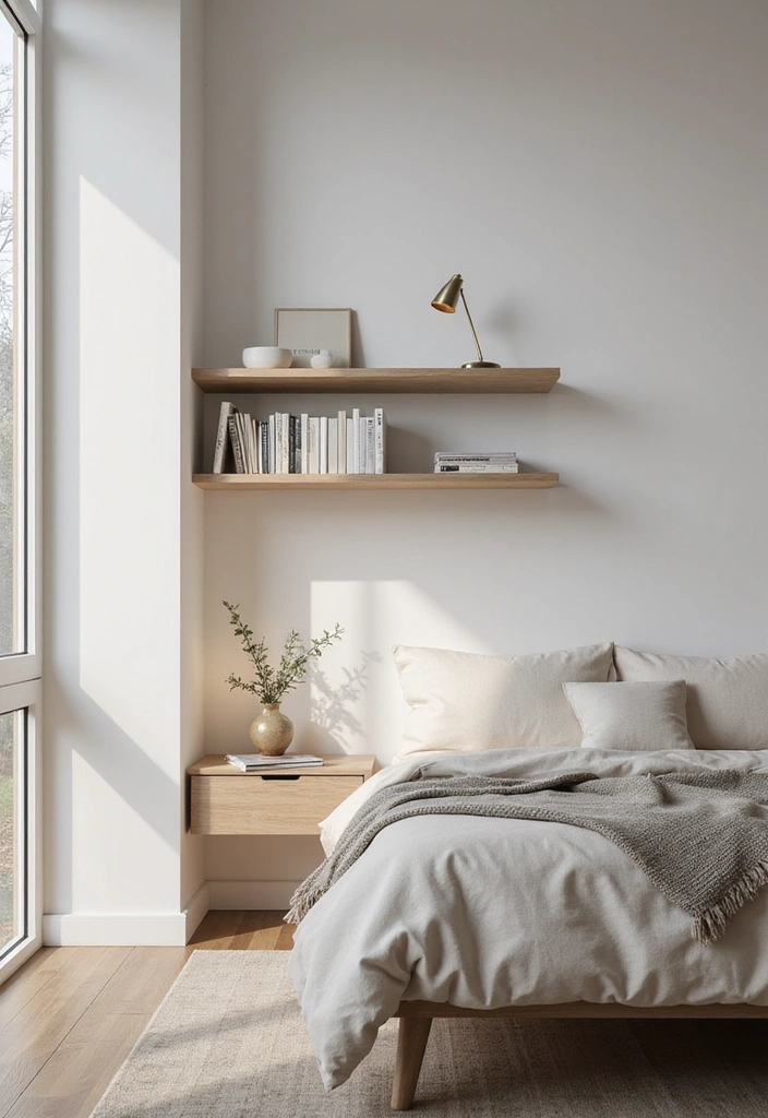 23 Luxurious Bedroom Ideas for a Glamorous 2025 Makeover! - 20. Floating Furniture