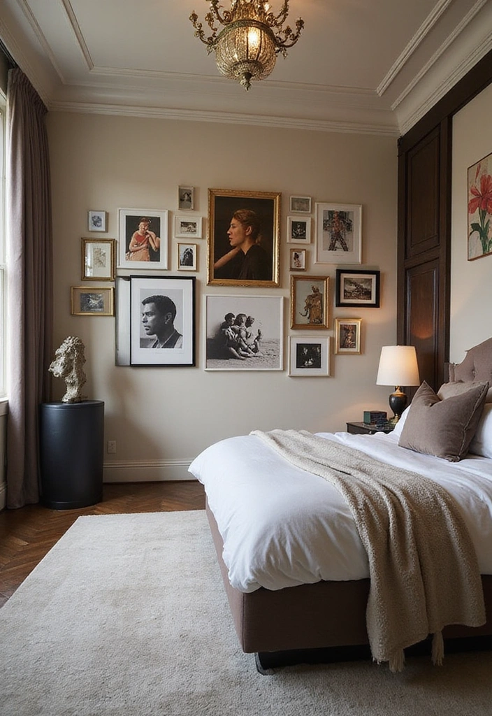 23 Luxurious Bedroom Ideas for a Glamorous 2025 Makeover! - 10. Artistic Accents