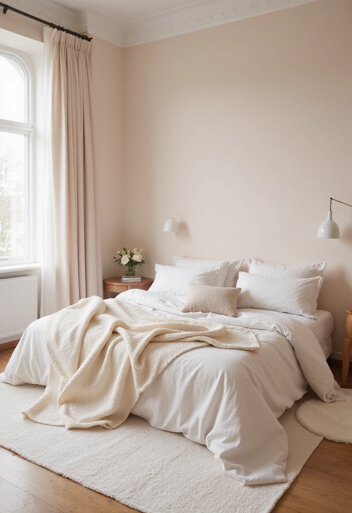 20 Noise Reduction Tricks to Achieve a Relaxing Bedroom Atmosphere (You’ll Love #9!) - 14. Calm Color Palette