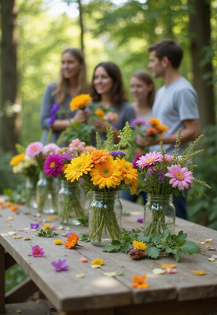 20 Stylish Budget-Friendly Garden Wedding Decor Ideas You'll Love! - 2. DIY Floral Arrangements