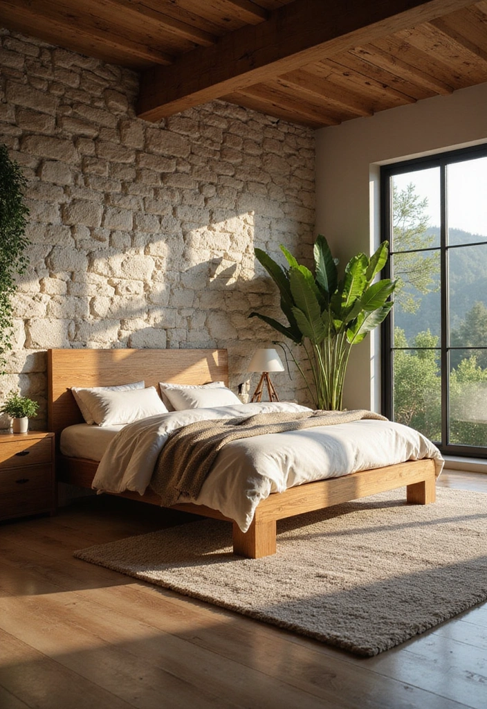 23 Luxurious Bedroom Ideas for a Glamorous 2025 Makeover! - 9. Natural Elements