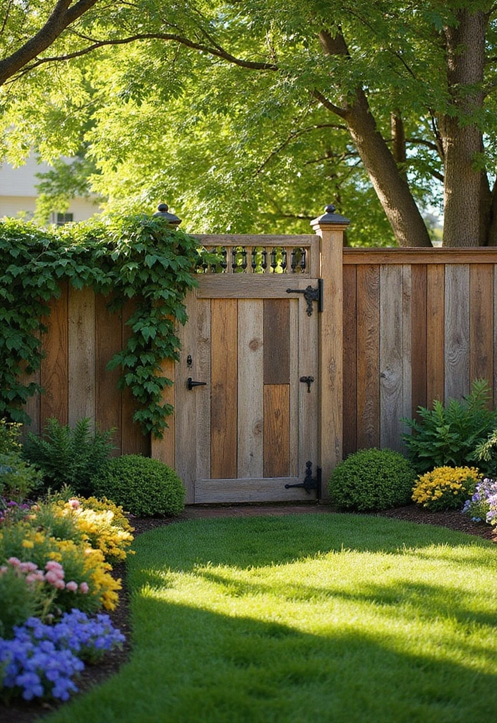 15 Eco-Friendly Lawn Alternatives That'll Transform Your Yard into a Paradise! - 13. Sustainable Fencing Options